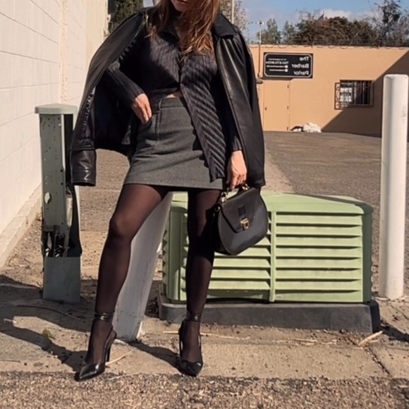 J. Crew Wool Mini Gray Skirt - Picture 8 of 8